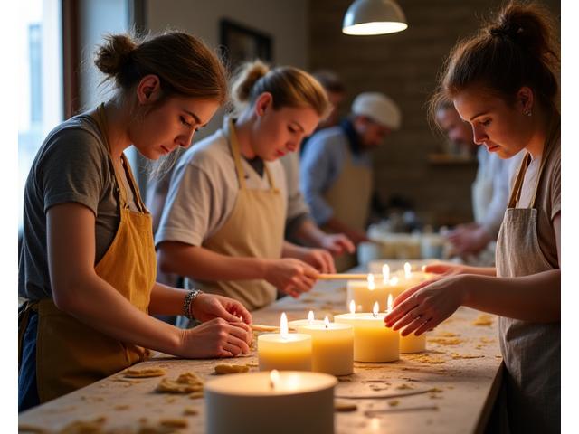 Atelier LumeFiora artigiani al lavoro
