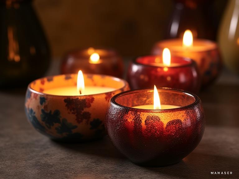 Candele di lusso in ceramica artigianale