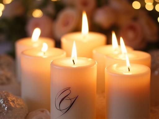 Candele per matrimoni ed eventi